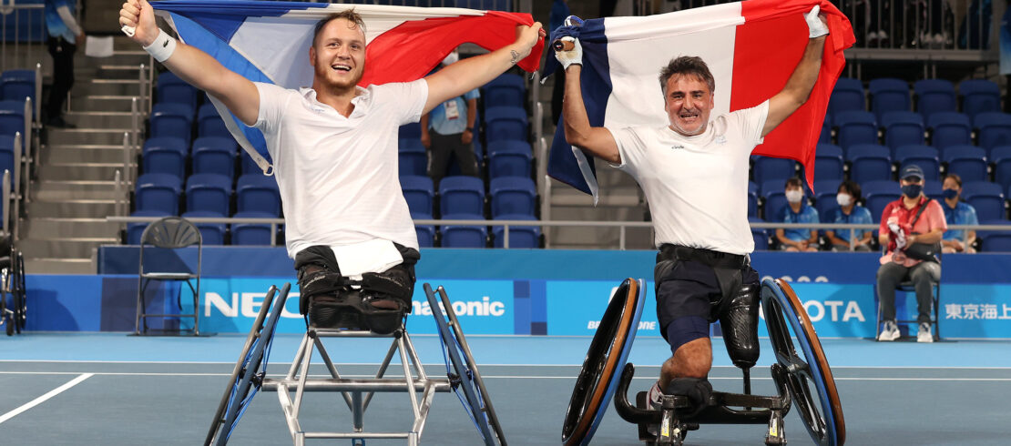 (1) Nicolas PEIFER_Stéphane Houdet_Tokyo Tennis fauteuil double @Crédit Grégory Picout
